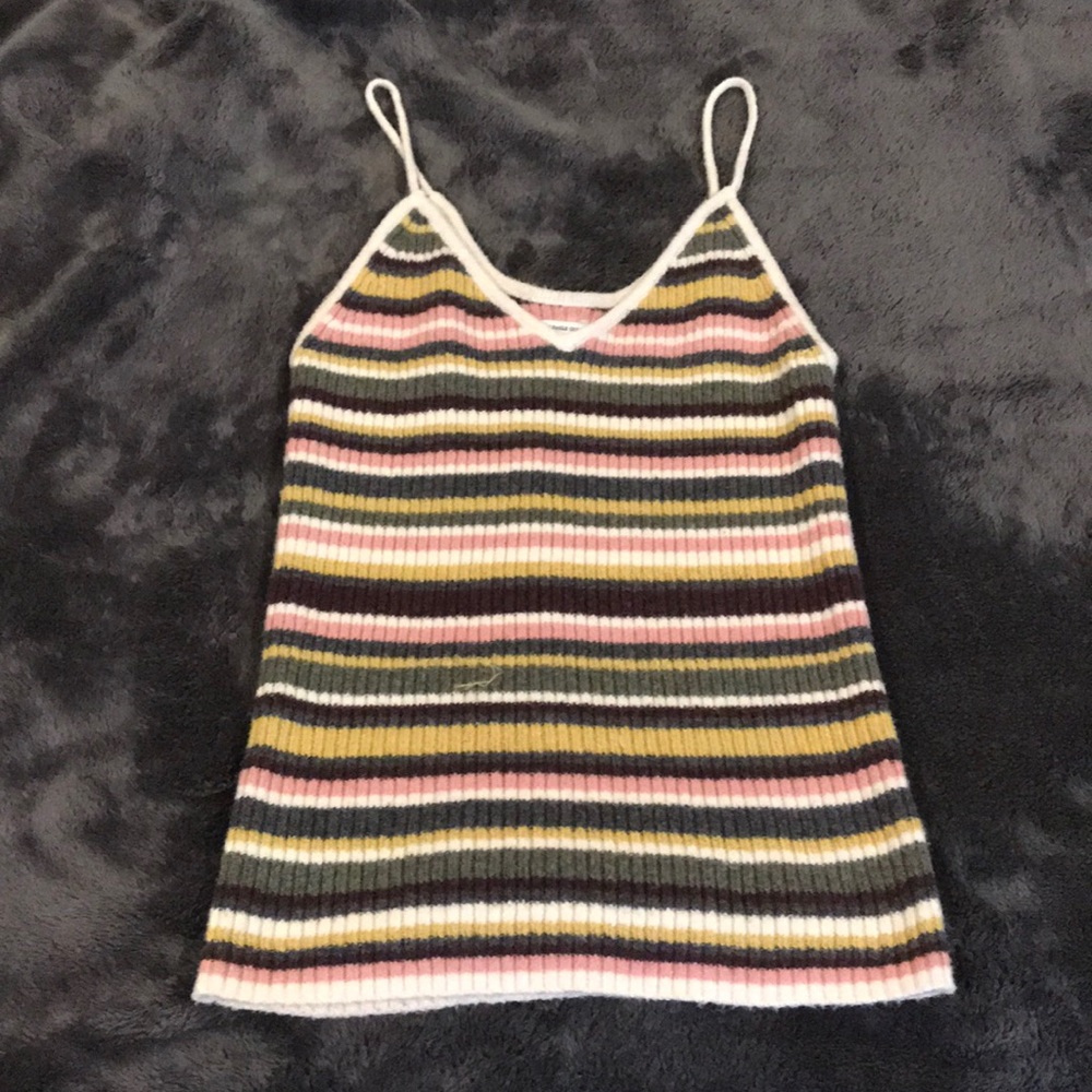 American Eagle pastel knit tank top